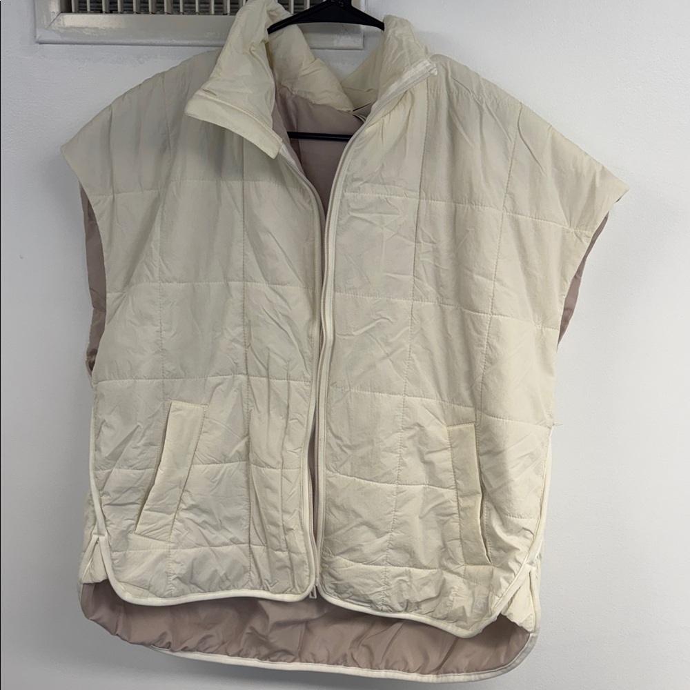 Avalanche Off-White Quilted Vest